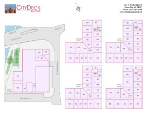 City Deck Landing site map